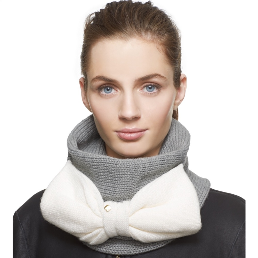 NWT Kate Spade bow scarf and beanie